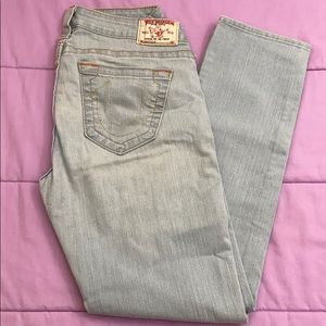 True religion women’s Stella crop jeans